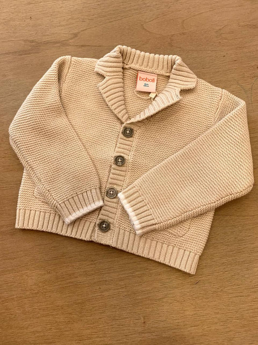 CARDIGAN BEIGE FILO BOBOLI