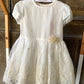 VESTITO CERIMONIA RICAMI BOBOLI