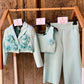 PANTALONE PEONIE VERDE ACQUA PETIT POSH