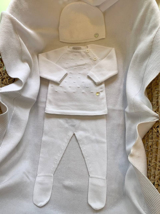 COORDINATO IN FILO BIANCO NIVEO PAZ RODRIGUEZ
