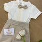 ABITO CERIMONIA BEIGE
