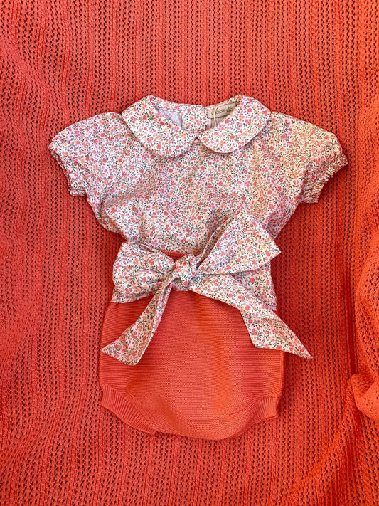 COORDINATO IN FILO ARANCIONE WEDOBLE