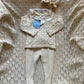 COORDINATO IN FILO BEIGE JULIANA