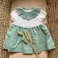 ABITINO IN FILO VERDE BABY FASHION