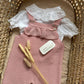 SALOPETTE IN FILO ROSA VALENTINA BEBES