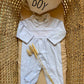 TUTINA CELESTE IN COTONE PUNTO SMOCK BABY FASHION