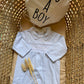 TUTINA CELESTE IN COTONE PUNTO SMOCK BABY FASHION