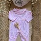 TUTINA ROSA CON COLLETTO ROUGE BABY FASHION