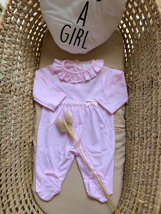 TUTINA ROSA CON COLLETTO ROUGE BABY FASHION