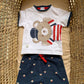 COMPLETO T-SHIRT E PANTALONCINO ORSO MINIBANDA