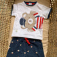 COMPLETO T-SHIRT E PANTALONCINO ORSO MINIBANDA