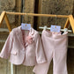TAILLEUR GIACCA E PANTALONE ROSA SARABANDA PREMIUM