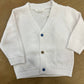 CARDIGAN BIANCO MINIBANDA