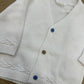 CARDIGAN BIANCO MINIBANDA