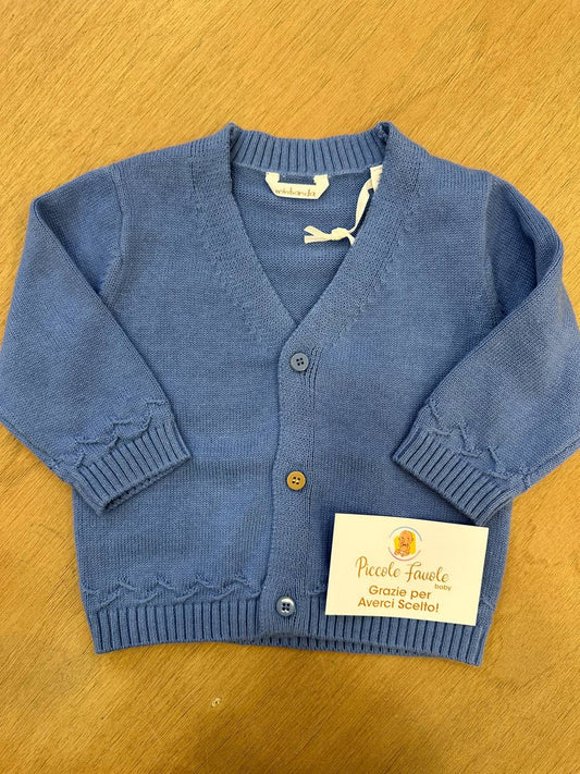 CARDIGAN CELESTE MINIBANDA