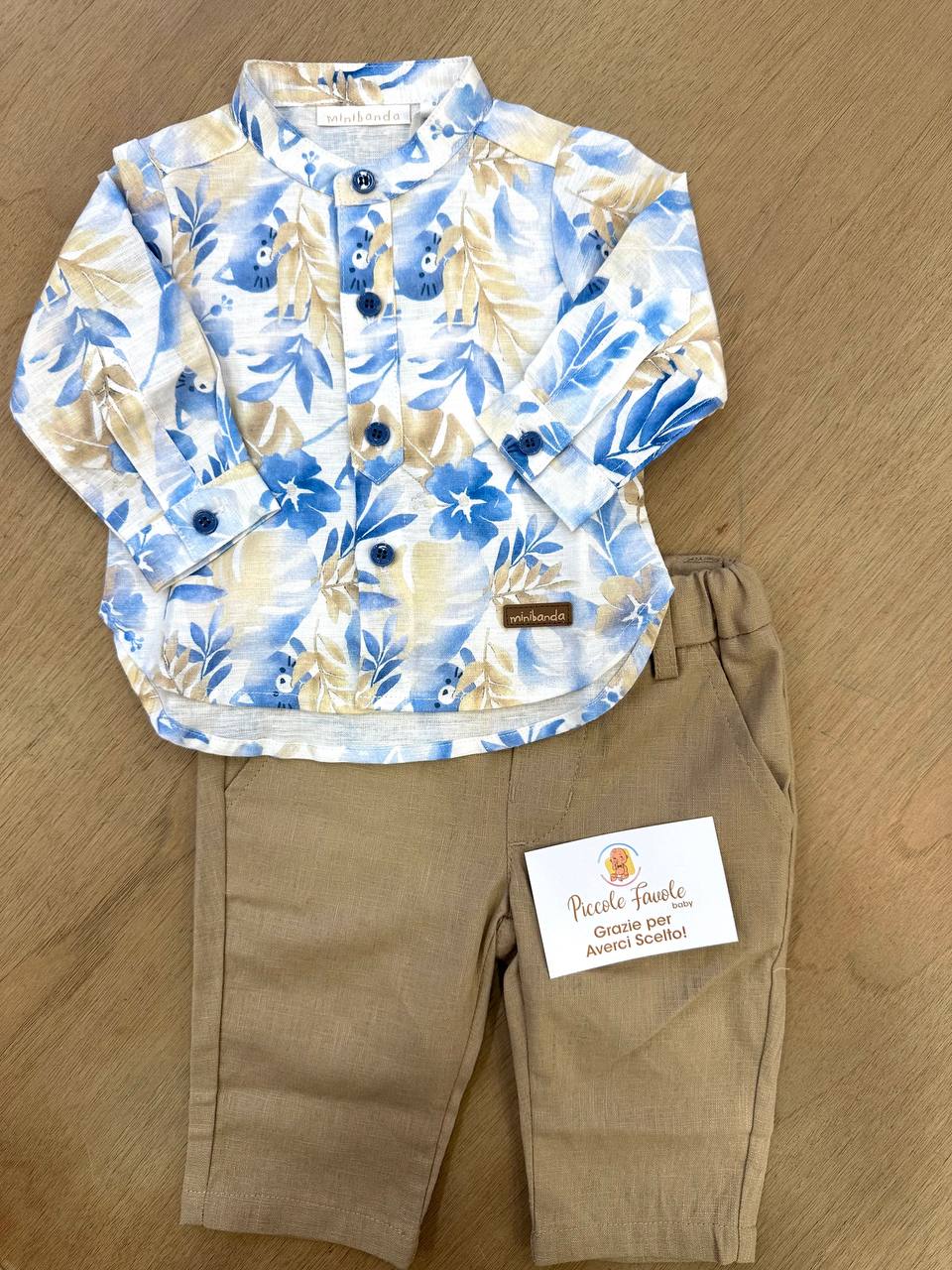 COMPLETO CAMICIA E PANTALONE MINIBANDA