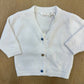 CARDIGAN BIANCO MINIBANDA