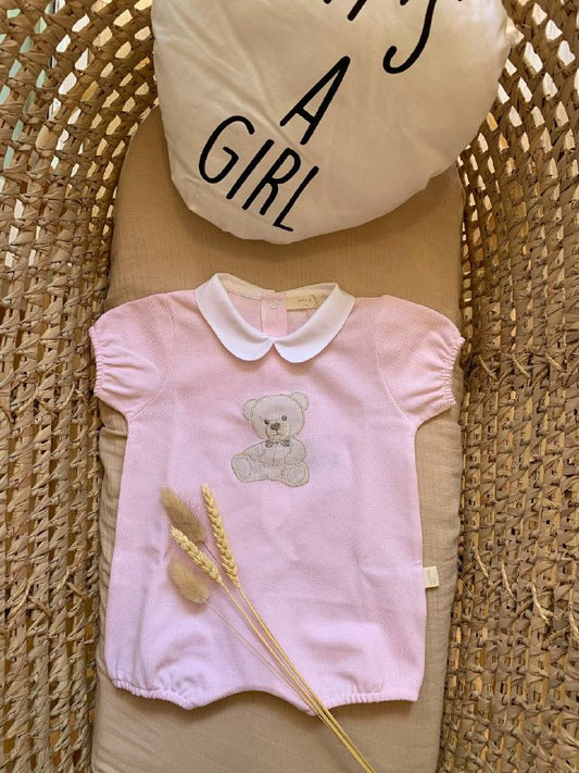 PAGLIACCETTO ROSA CON ORSETTO BABY GI