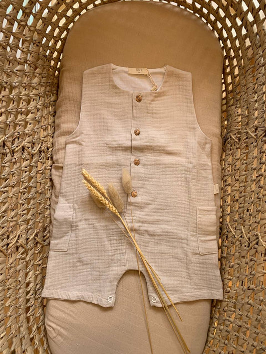 SALOPETTE TUTINA BEIGE BABY GI