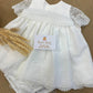 VESTITO BATTESIMALE  BIANCO NISERET