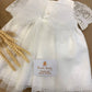 VESTITO BATTESIMALE  BIANCO NISERET