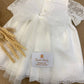 VESTITO BATTESIMALE  BIANCO NISERET