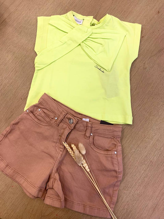 T-SHIRT GIALLO FLUO SARABANDA