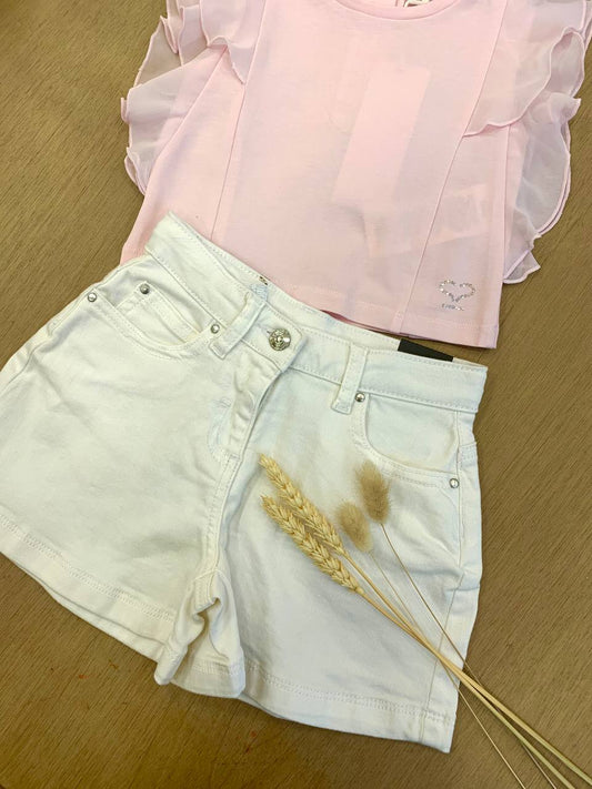 SHORTS BIANCO DI JEANS SARABANDA