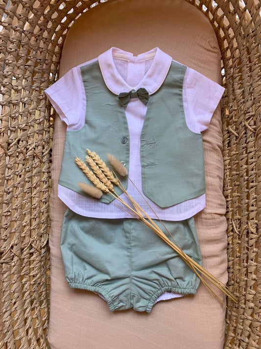 COMPLETO ELEGANTE VERDE DEL SUR
