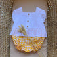 PAGLIACCETTO QUADRETTI  CON PIZZO SAN GALLO GIALLO DEL SUR