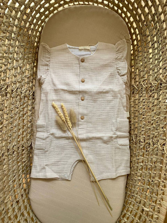 SALOPETTE TUTINA BEIGE BABY GI