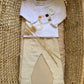 TUTINA SPEZZATA IN FILO BEIGE CON SONAGLINO NICO DINGO