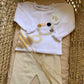 TUTINA SPEZZATA IN FILO BEIGE CON SONAGLINO NICO DINGO