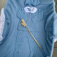 COORDINATO IN FILO CELESTE BABY FASHION