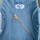 COORDINATO IN FILO CELESTE BABY FASHION