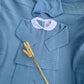 COORDINATO IN FILO CELESTE BABY FASHION