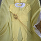 COORDINATO IN FILO GIALLO BABY FASHION