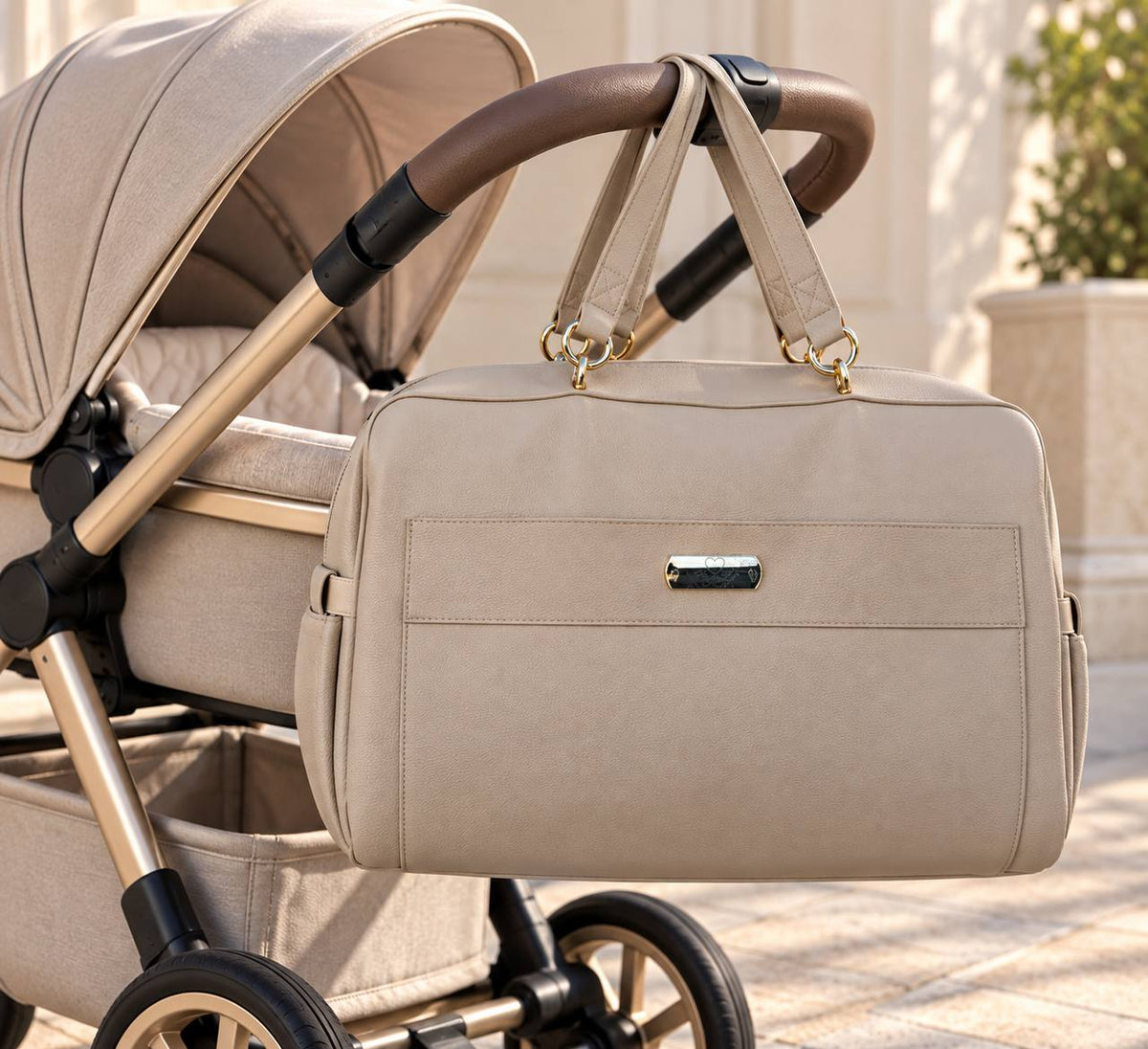 BORSA MAMMA ELEGANCE TORTORA BAGYLU