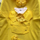 CARDIGAN IN FILO GIALLO CONDOR