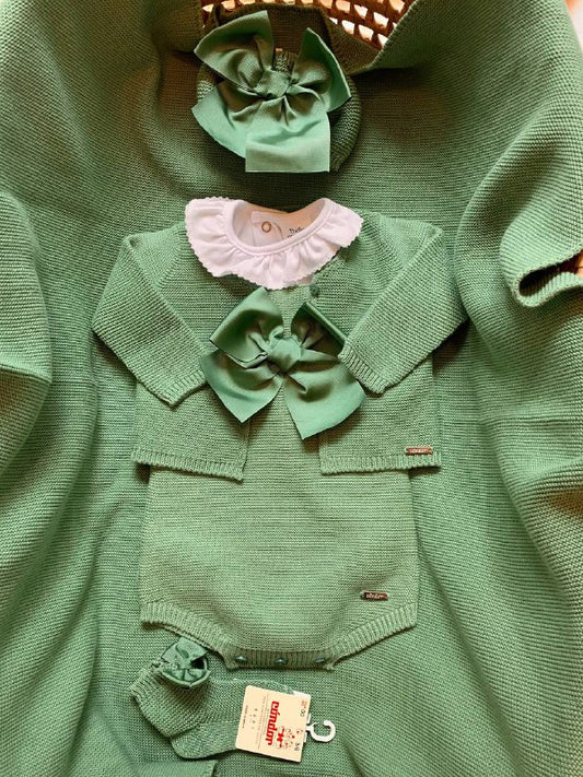 CARDIGAN IN FILO VERDE CONDOR