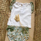 COMPLETO PALME T-SHIRT E CULOTTE CALAMARO