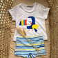 COMPLETO T-SHIRT TUCANO E COSTUME CALAMARO