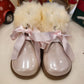 stivaletto rosa con peluche Rizitos