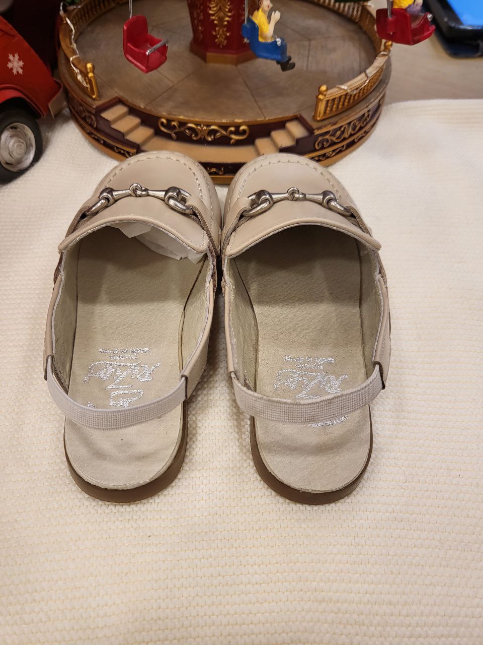 mocassino aperto beige Rizitos