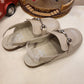 mocassino aperto beige Rizitos