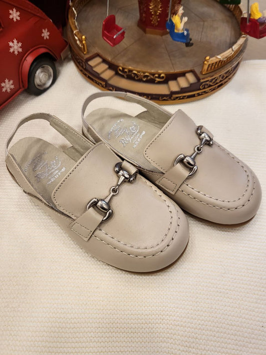 mocassino aperto beige Rizitos