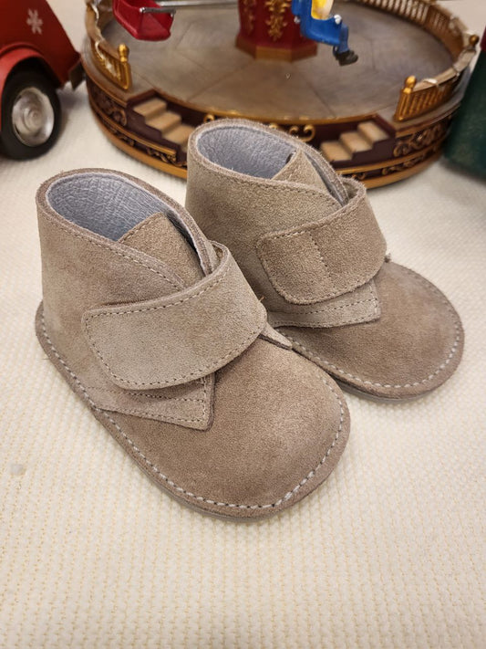 scarpe collo alto beige indice