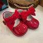 SCARPA ROSSA LUCIDA CON FIOCCO INDICE