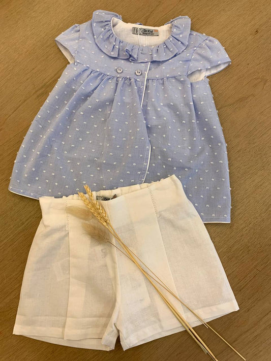 CAMICIA CELESTE POIS DR.KID