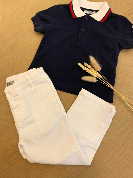 PANTALONE DI JEANS BIANCO DR KID